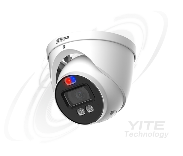 智慧雙光警報200萬聲音半球型攝影機
