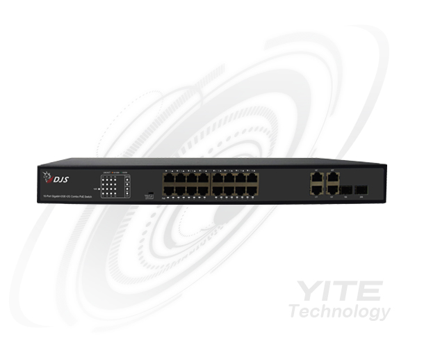 16埠GE PoE 網路交換器