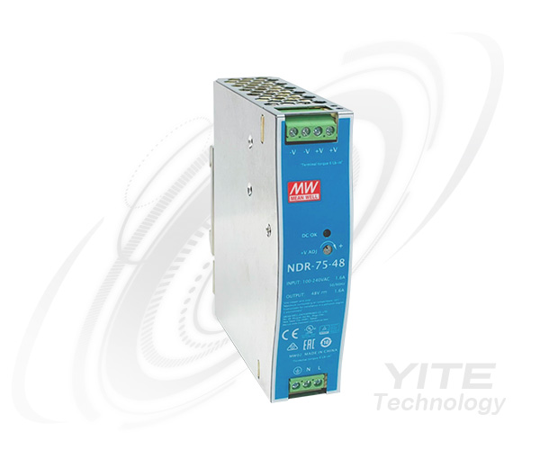 75W工業用DIN導軌式電源
